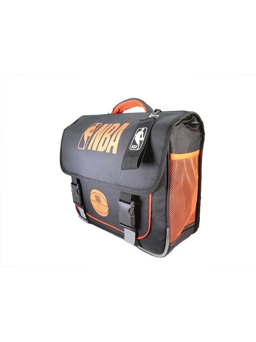 Cartable scolaire garçon 38 cm 2 compartiments NBA noir orange - Kiabi Cartable scolaire garçon 38 cm 2 compartiments NBA noir orange - Kiabi