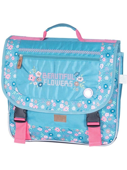 Cartable scolaire KIP 38 cm bandes réfléchissantes poches zippées - Kiabi Cartable scolaire KIP 38 cm bandes réfléchissantes poches zippées - Kiabi