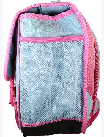 Cartable scolaire My Melody Birdy 38 cm effet holographique rose et bleu 2 compartiments
