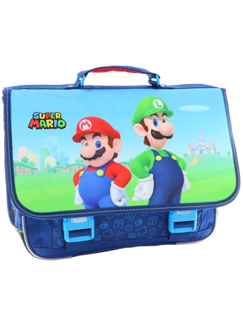 Cartable scolaire Super Mario en tissu synthétique imprimé - Kiabi Cartable scolaire Super Mario en tissu synthétique imprimé - Kiabi