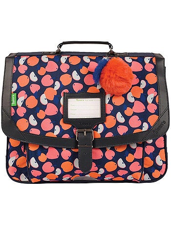 Cartable Sofia 38 cm 'Collection Scolaire 2026' imprimé pommes – Tann's