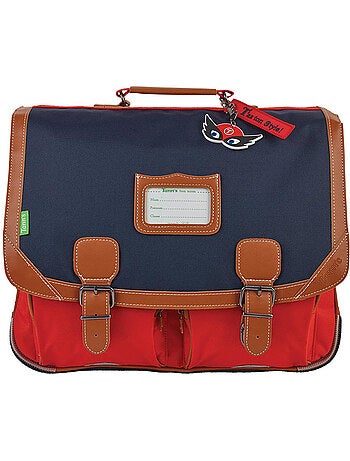 Cartable Tann's Arthur 41 cm polyester recyclé détails réfléchissants