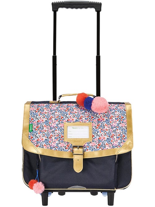 Cartable trolley polyester recyclé imprimé fleuri Tann's Antonia 38 CM - Kiabi Cartable trolley polyester recyclé imprimé fleuri Tann's Antonia 38 CM - Kiabi