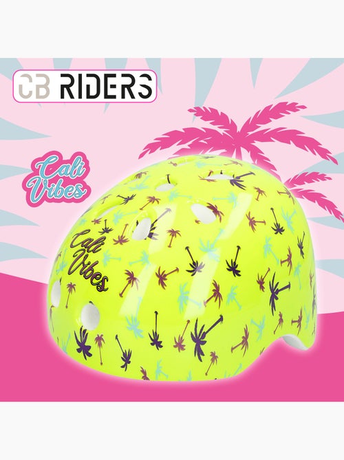 Casque cb riders jaune fluo pour enfants - Kiabi