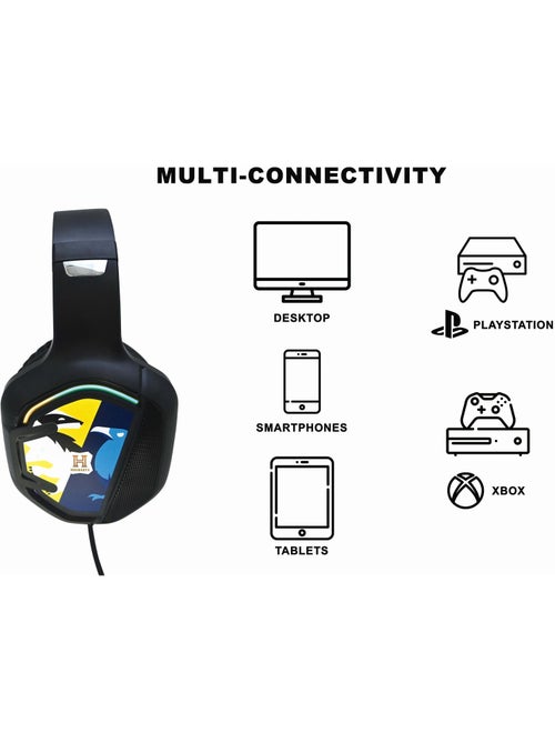 Casque gaming filaire lumineux harry potter - Kiabi Casque gaming filaire lumineux harry potter - Kiabi