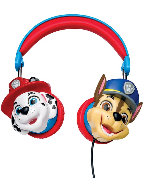 Casque stéréo filaire pliable avec limitation de volume d'écoute la pat ‘patrouille 3d - Kiabi Casque stéréo filaire pliable avec limitation de volume d'écoute la pat ‘patrouille 3d - Kiabi
