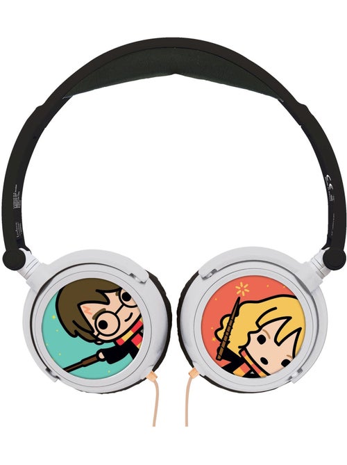 Casque stéréo filaire pliable harry potter avec limitation de volume d'écoute - Kiabi Casque stéréo filaire pliable harry potter avec limitation de volume d'écoute - Kiabi