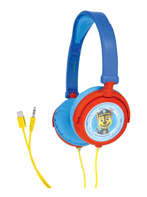 Casque stéréo filaire pliable pat' patrouille pour enfants avec limitation de volume d'écoute - Kiabi Casque stéréo filaire pliable pat' patrouille pour enfants avec limitation de volume d'écoute - Kiabi