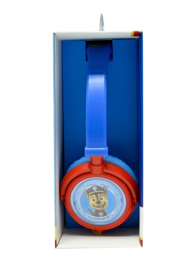Casque stéréo filaire pliable pat' patrouille pour enfants avec limitation de volume d'écoute Rouge - Kiabi