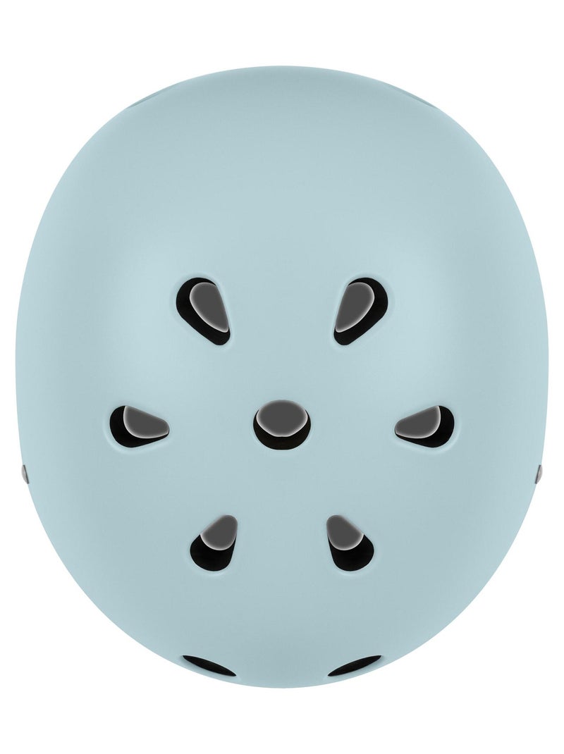 Casque vélo enfant - LIONELO - 50-56 cm - Possibilité de décoration - Certification Intertek Bleu clair - Kiabi