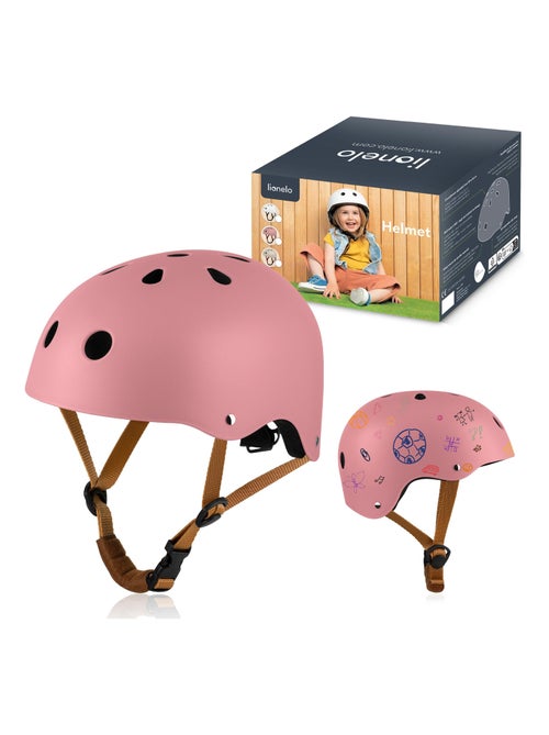 Casque vélo enfant - LIONELO - 50-56 cm - Possibilité de décoration - Certification Intertek - Kiabi Casque vélo enfant - LIONELO - 50-56 cm - Possibilité de décoration - Certification Intertek - Kiabi