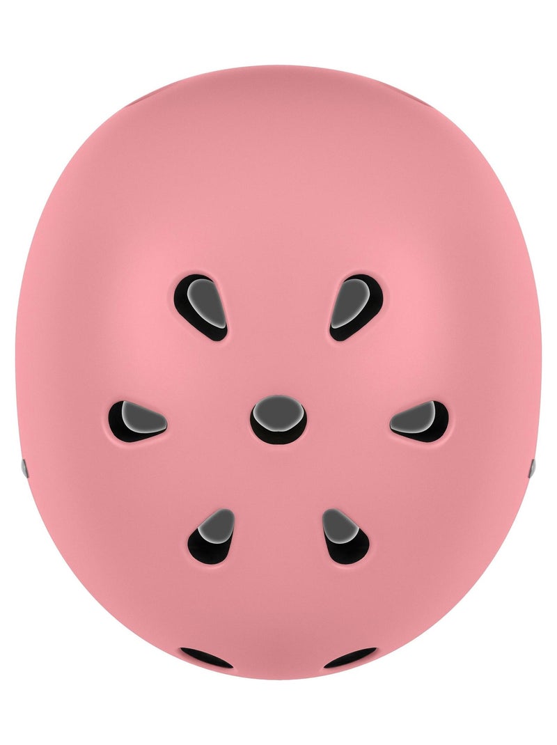 Casque vélo enfant - LIONELO - 50-56 cm - Possibilité de décoration - Certification Intertek Rose clair - Kiabi