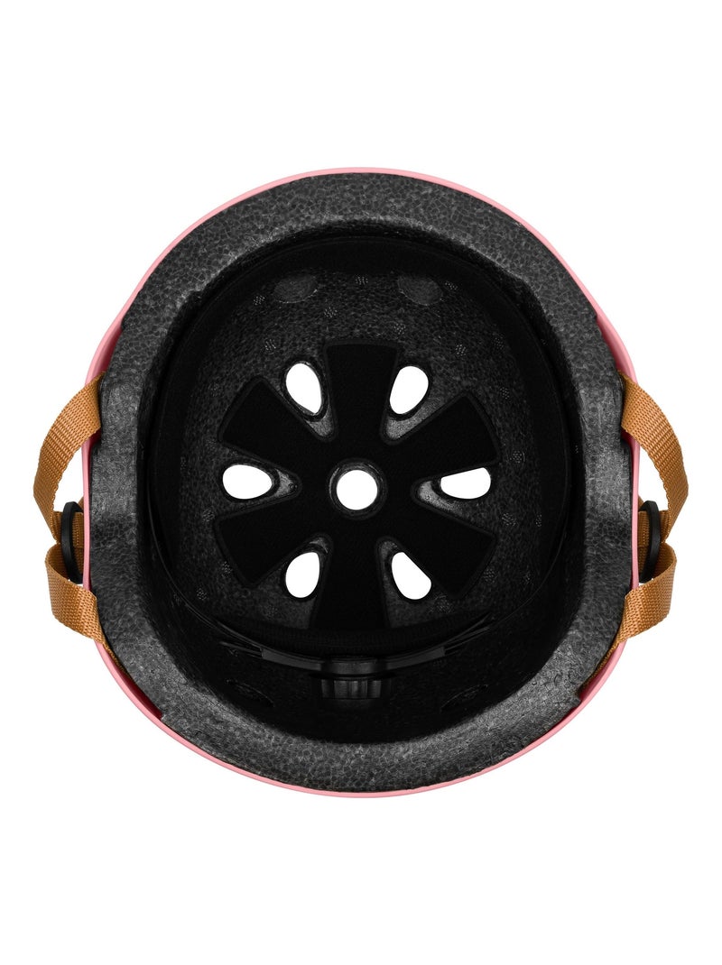 Casque vélo enfant - LIONELO - 50-56 cm - Possibilité de décoration - Certification Intertek Rose clair - Kiabi