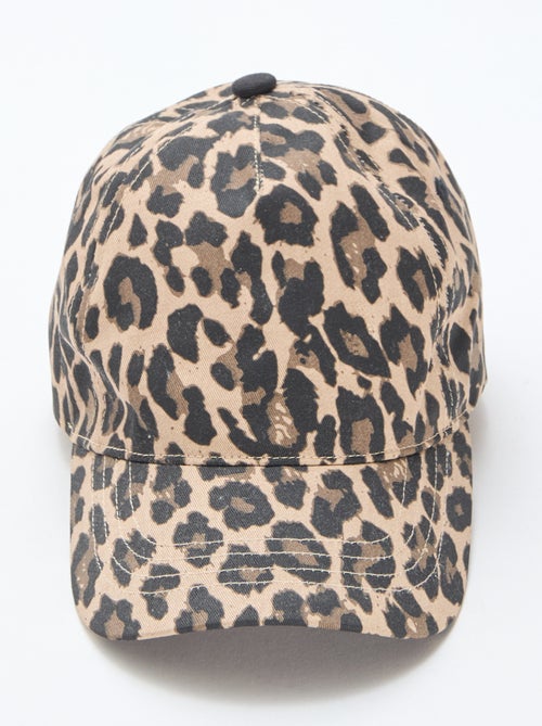 Casquette à motif léopard - Kiabi