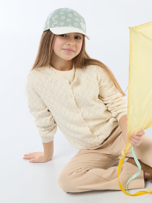 Casquette à motif réglable par scratch - Kiabi