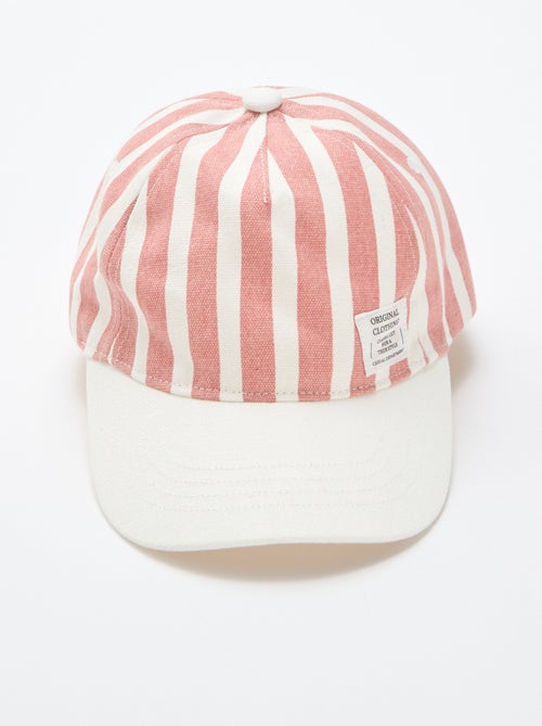 Casquette à motif réglable par scratch - Kiabi