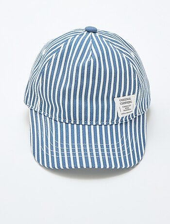 Casquette à rayures