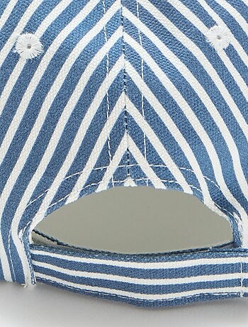 Casquette à rayures