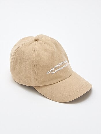 Casquette baseball en coton