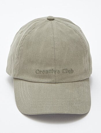 Casquette baseball en coton