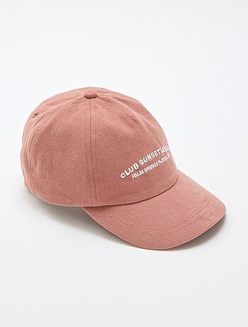 Casquette baseball en coton