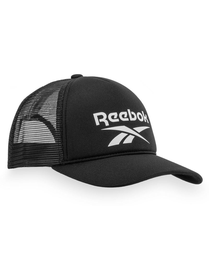 Casquette baseball en polyester avec mousse devant et filet aero cap reebok Noir - Kiabi