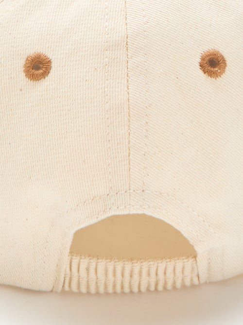 Casquette brodée en tissu - Kiabi