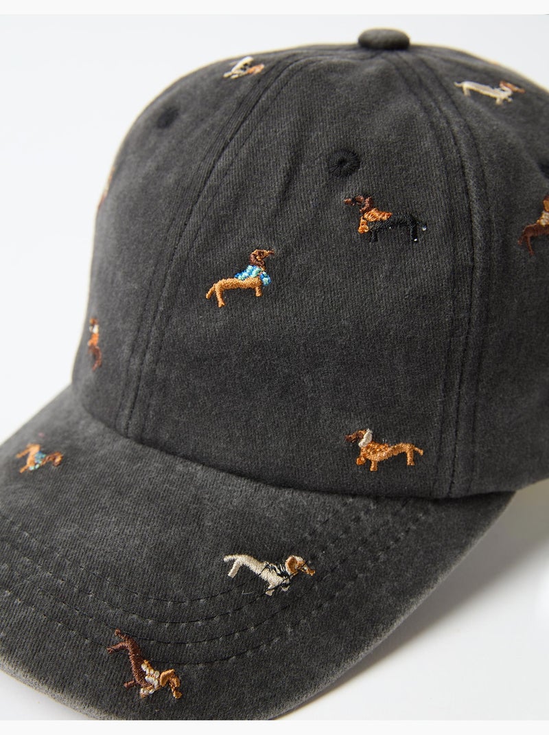 Casquette brodée, mo fashion Gris - Kiabi