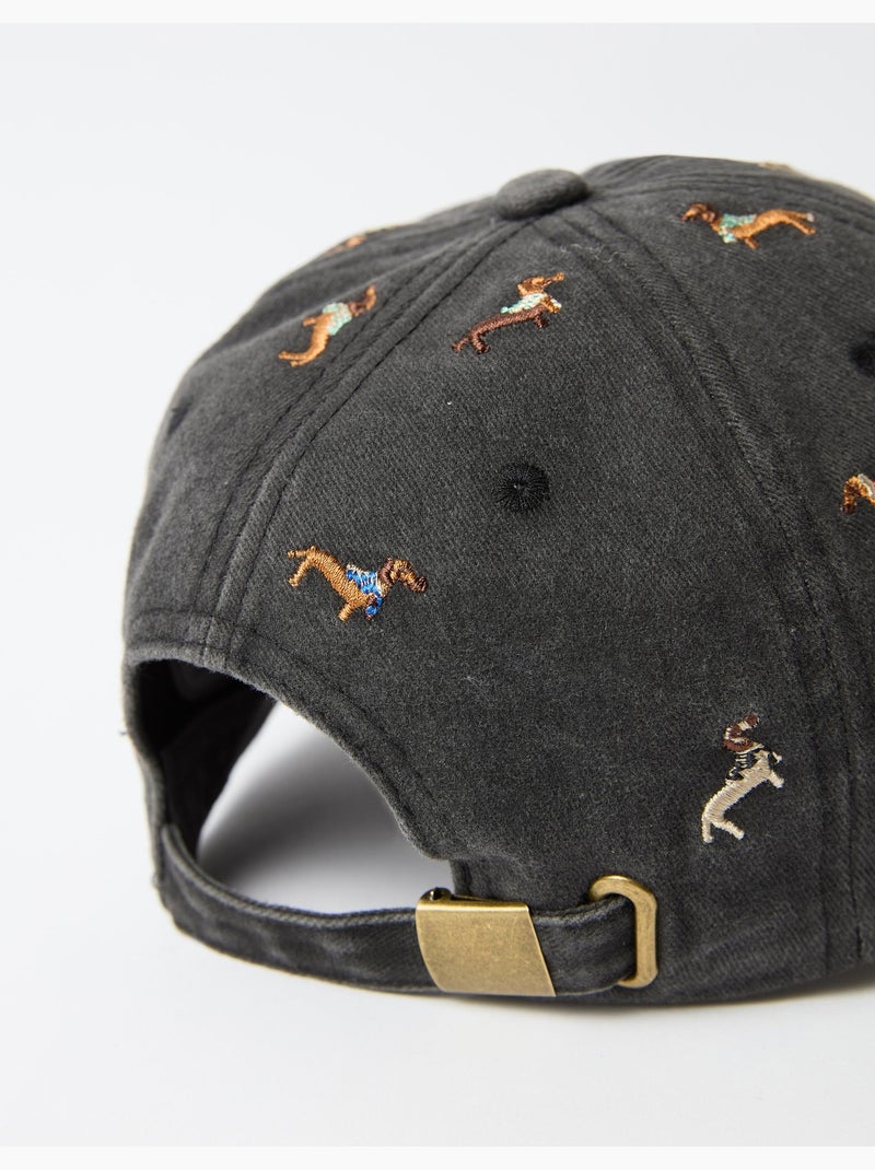 Casquette brodée, mo fashion Gris - Kiabi