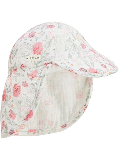 Casquette cache-cou b?b? en gaze de coton Anaelle - Kiabi Casquette cache-cou b?b? en gaze de coton Anaelle - Kiabi