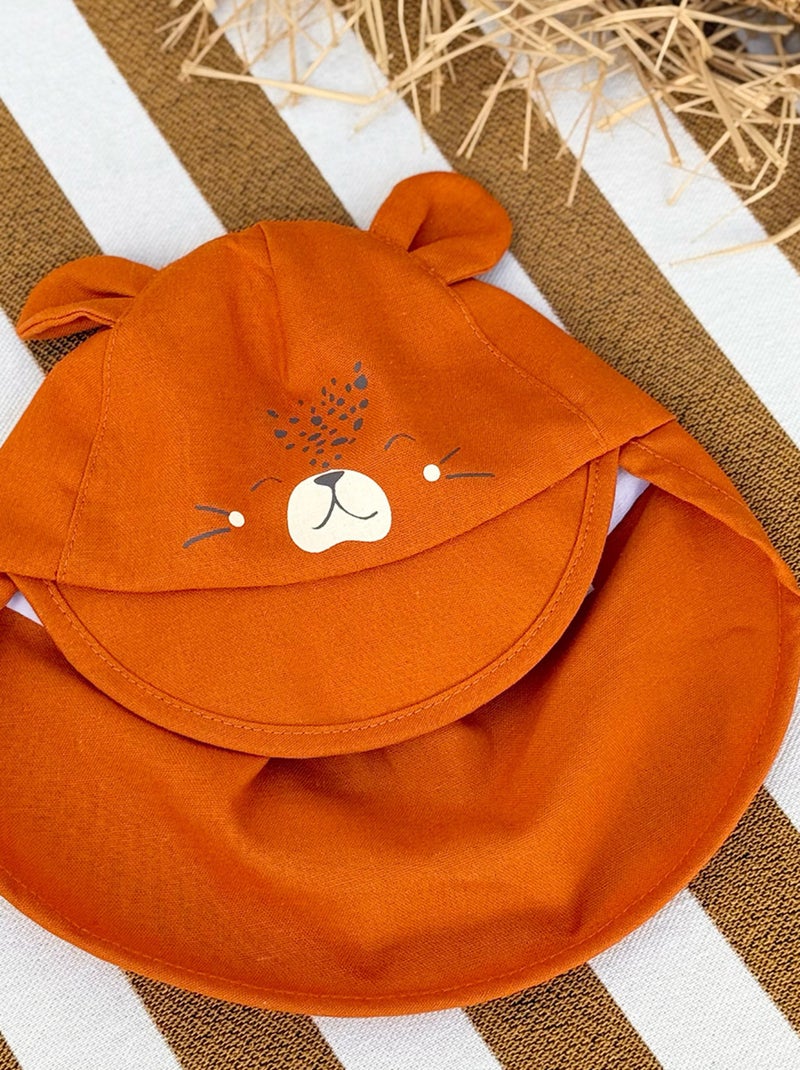 Casquette cache-cou b?b? Tango Marron - Kiabi