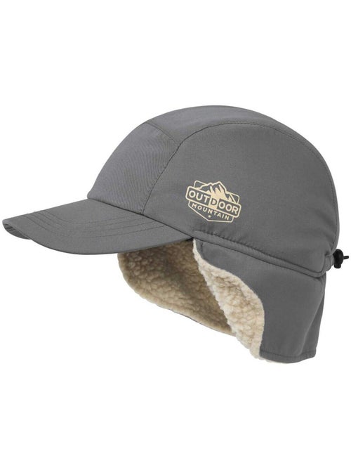 Casquette Cache-Oreilles Doublée Sherpa - ATLAS FOR MEN - Kiabi Casquette Cache-Oreilles Doublée Sherpa - ATLAS FOR MEN - Kiabi