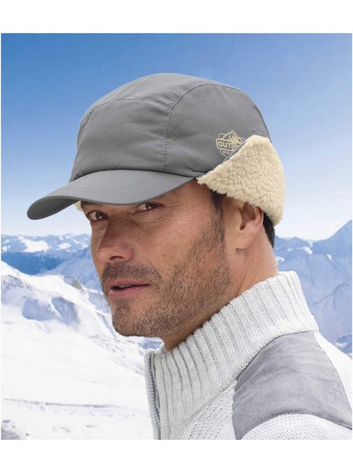 Casquette Cache-Oreilles Doublée Sherpa - ATLAS FOR MEN - Kiabi Casquette Cache-Oreilles Doublée Sherpa - ATLAS FOR MEN - Kiabi