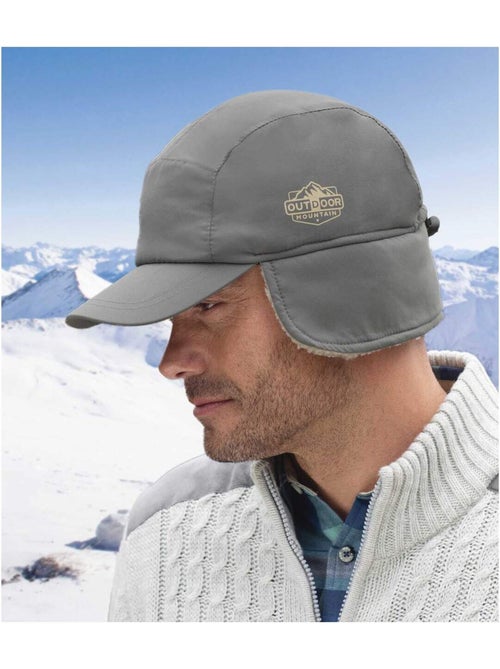 Casquette Cache-Oreilles Doublée Sherpa - ATLAS FOR MEN - Kiabi Casquette Cache-Oreilles Doublée Sherpa - ATLAS FOR MEN - Kiabi