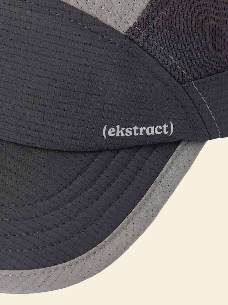 Casquette de running avec visière souple - (ekstract) Noir - Kiabi