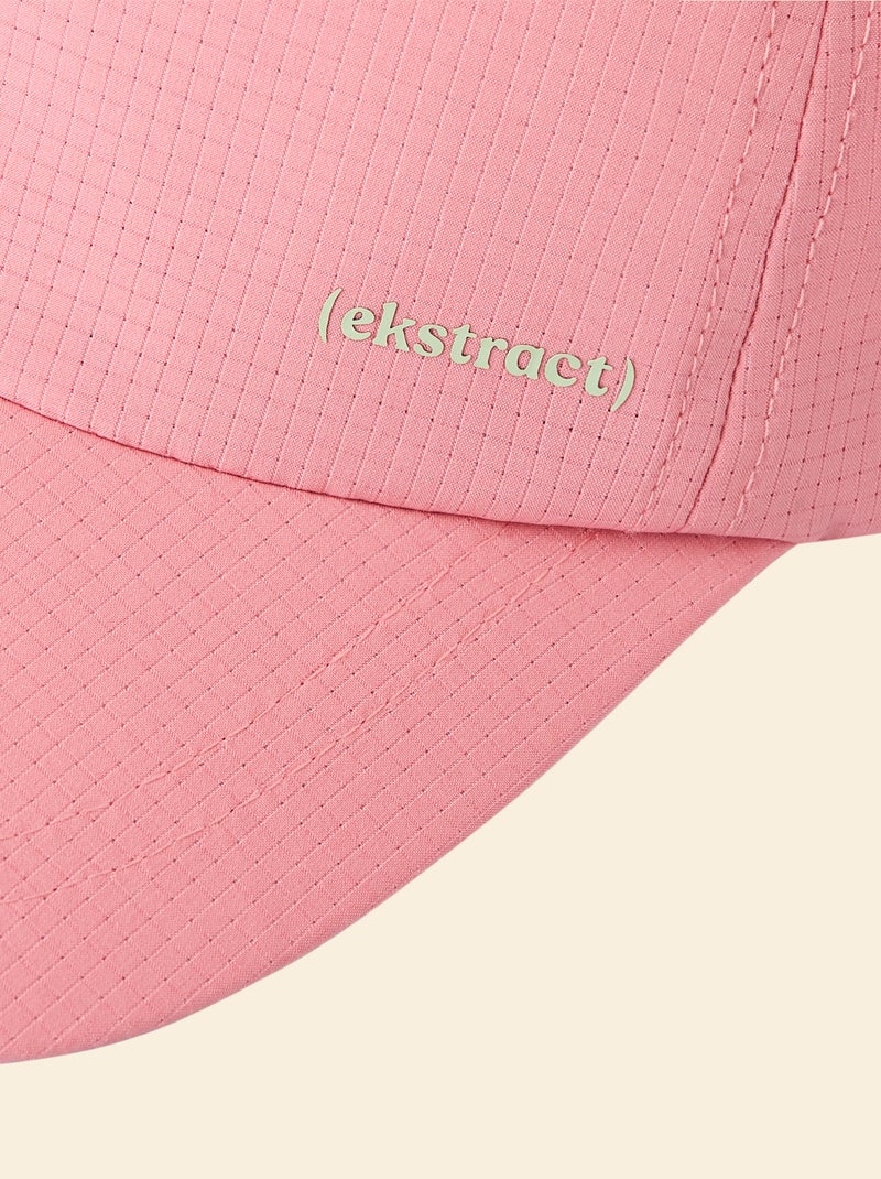 Casquette de sport (ekstract) avec visière rigide unie Rose - Kiabi
