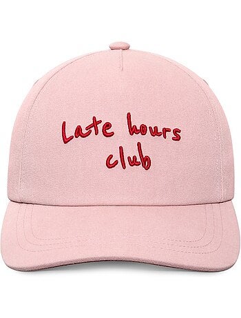 Casquette en coton lifestyle homme et femme hook late
