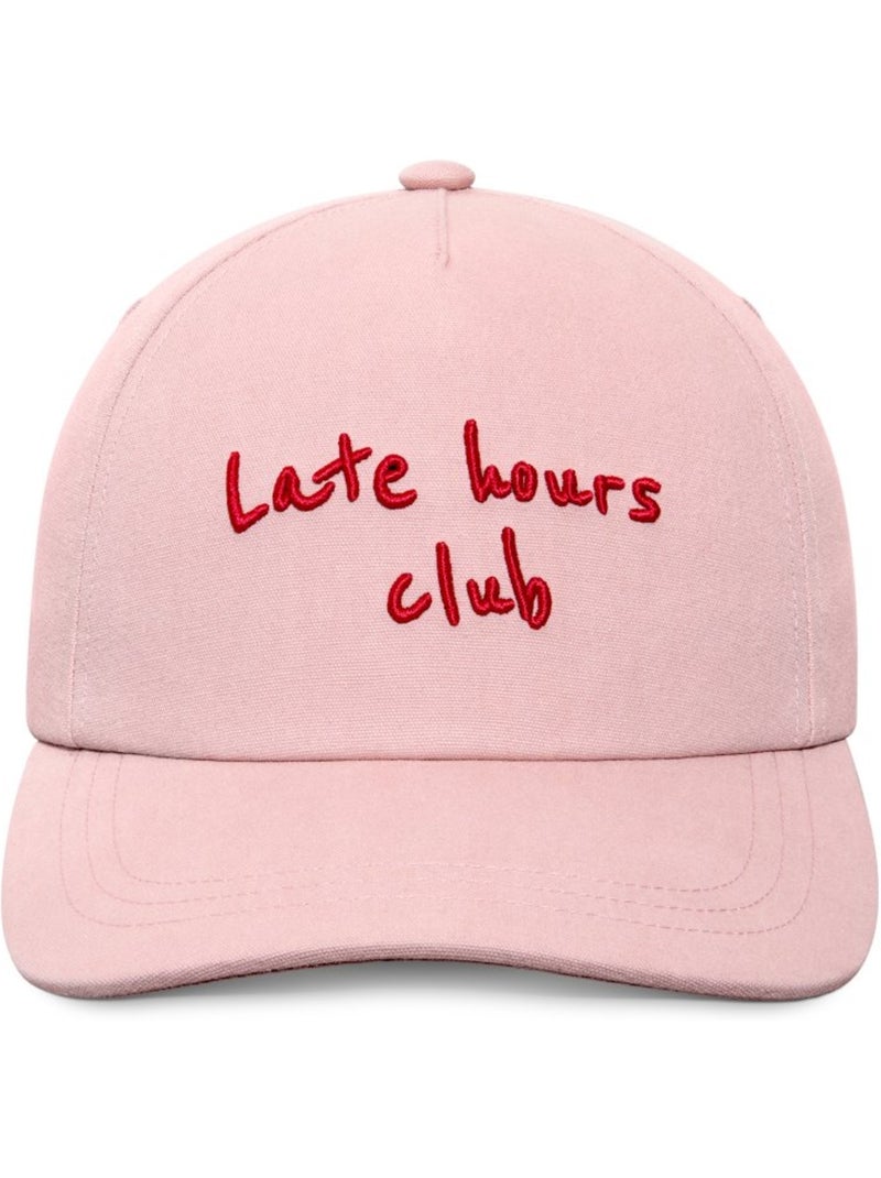 Casquette en coton lifestyle homme et femme hook late Rose - Kiabi