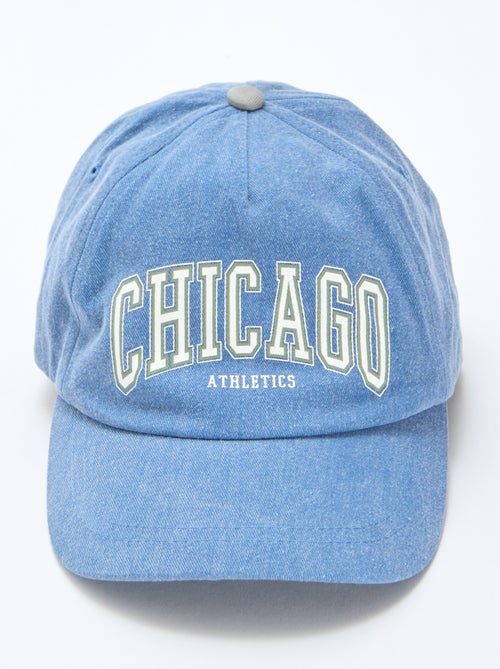 Casquette en denim avec inscription - Kiabi