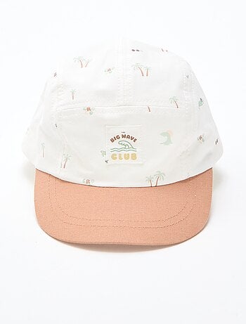 Casquette en tissu à motifs