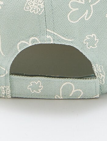 Casquette en toile à motif