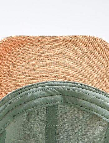 Casquette en toile à motif