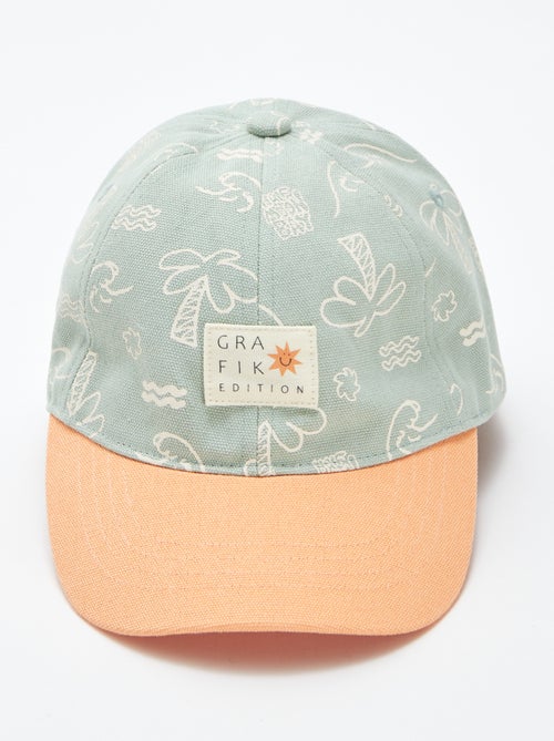 Casquette  en toile à motif - Kiabi