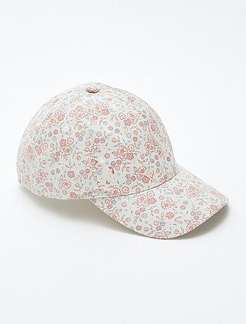 Casquette en toile à motif