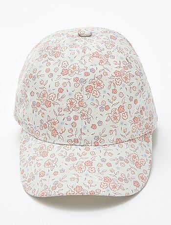 Casquette en toile à motif