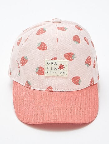 Casquette en toile à motif
