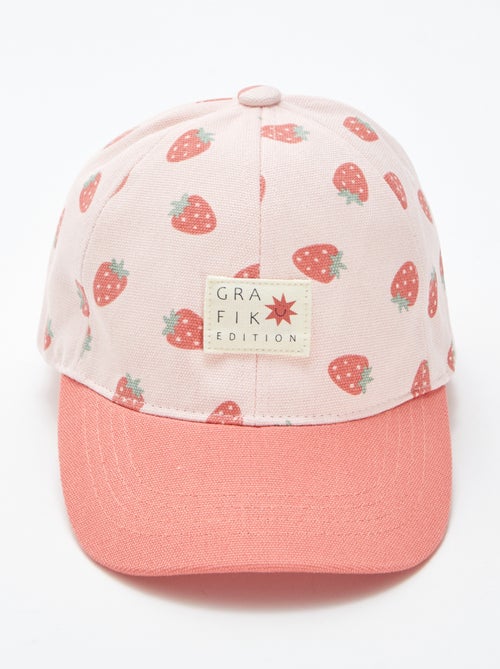 Casquette en toile à motif - Kiabi