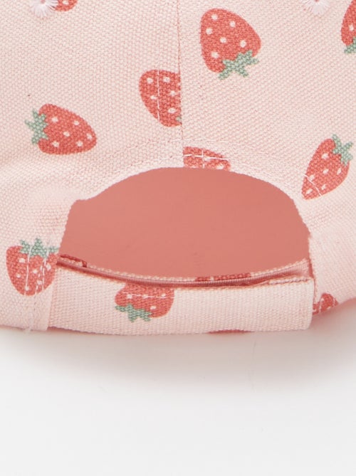 Casquette en toile à motif - Kiabi