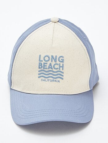 Casquette en toile avec broderies