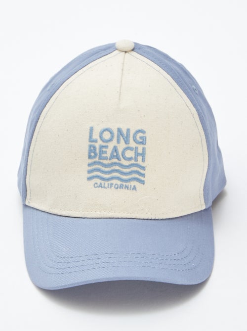 Casquette en toile avec broderies - Kiabi
